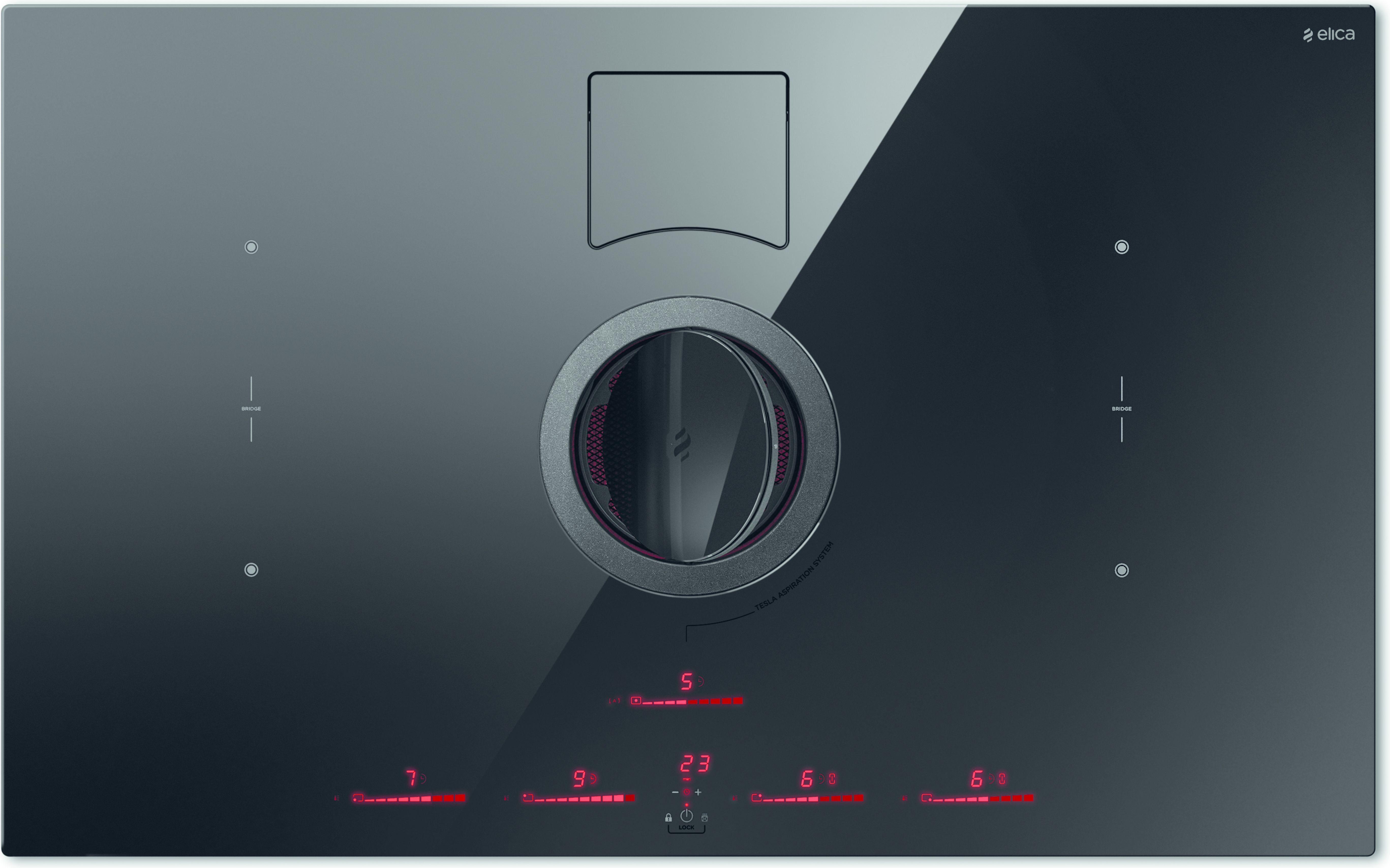 Elica NT-SWITCH BG RC Built-in Induction Hob 83cm Black
